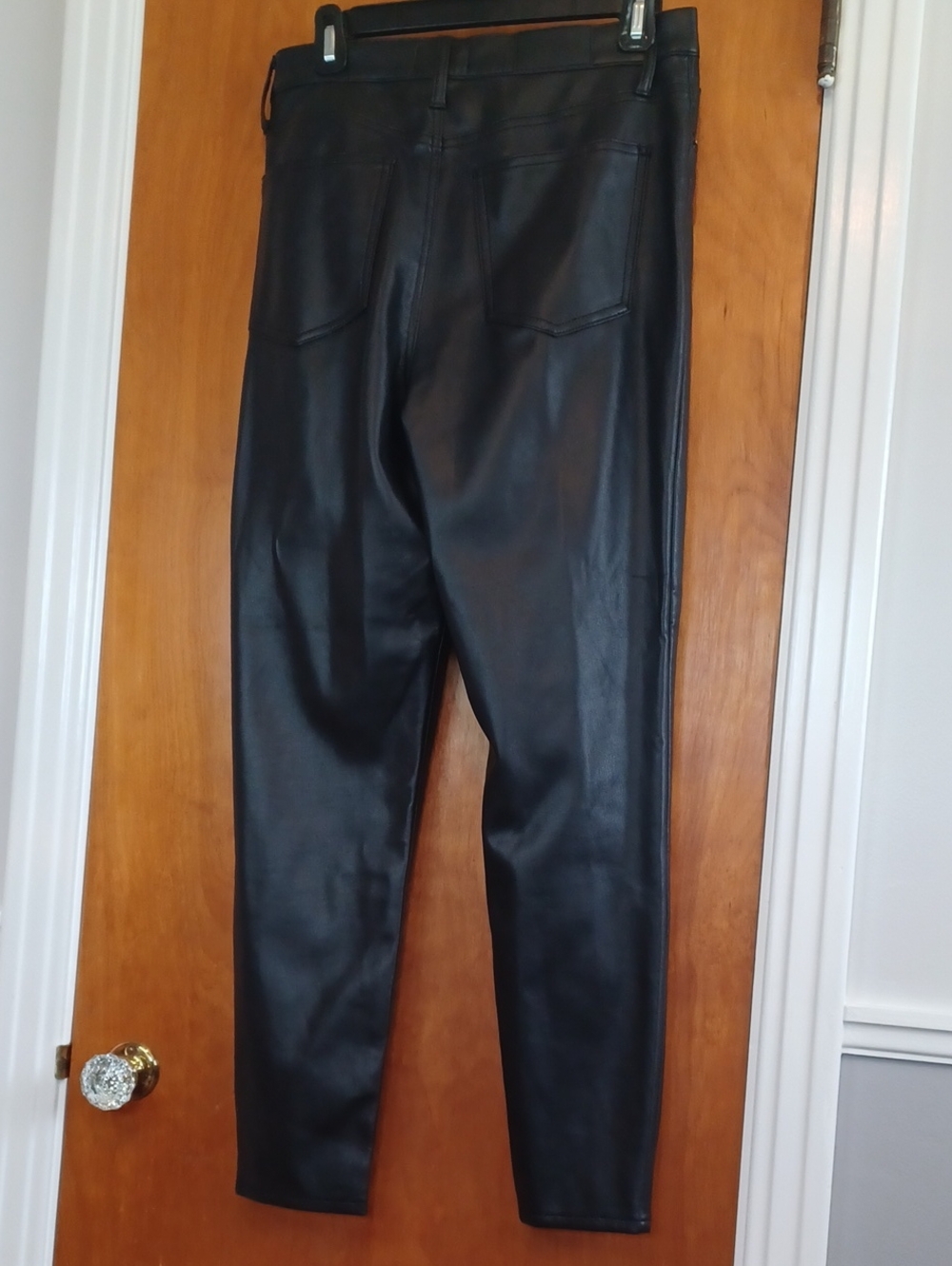 Pistola Black Lennon  Vegan Leather Jeans High Rise Sz.28. L.28". R-12".  EUC! - Picture 3 of 10
